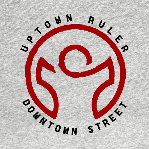 Uptown Ruler Downtown Street by JawJecken